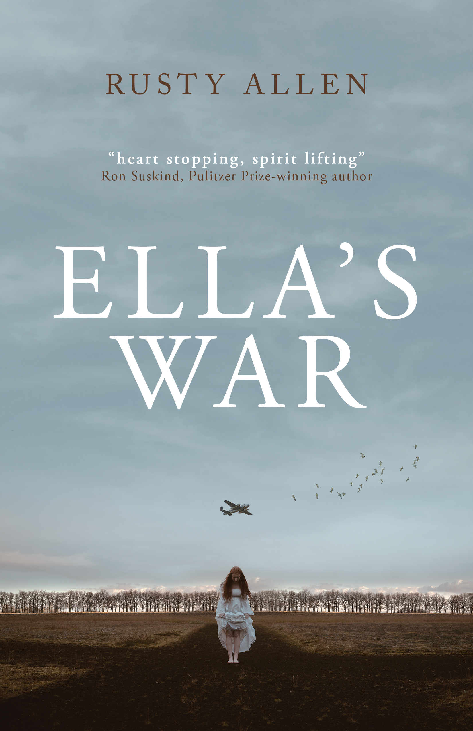 Cover of Ella's War, the debut novel by Rusty Allen